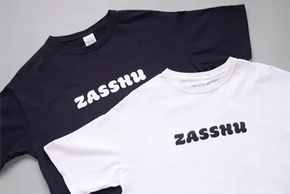 [ZASSHU]オリジナル：ロゴTシャツ