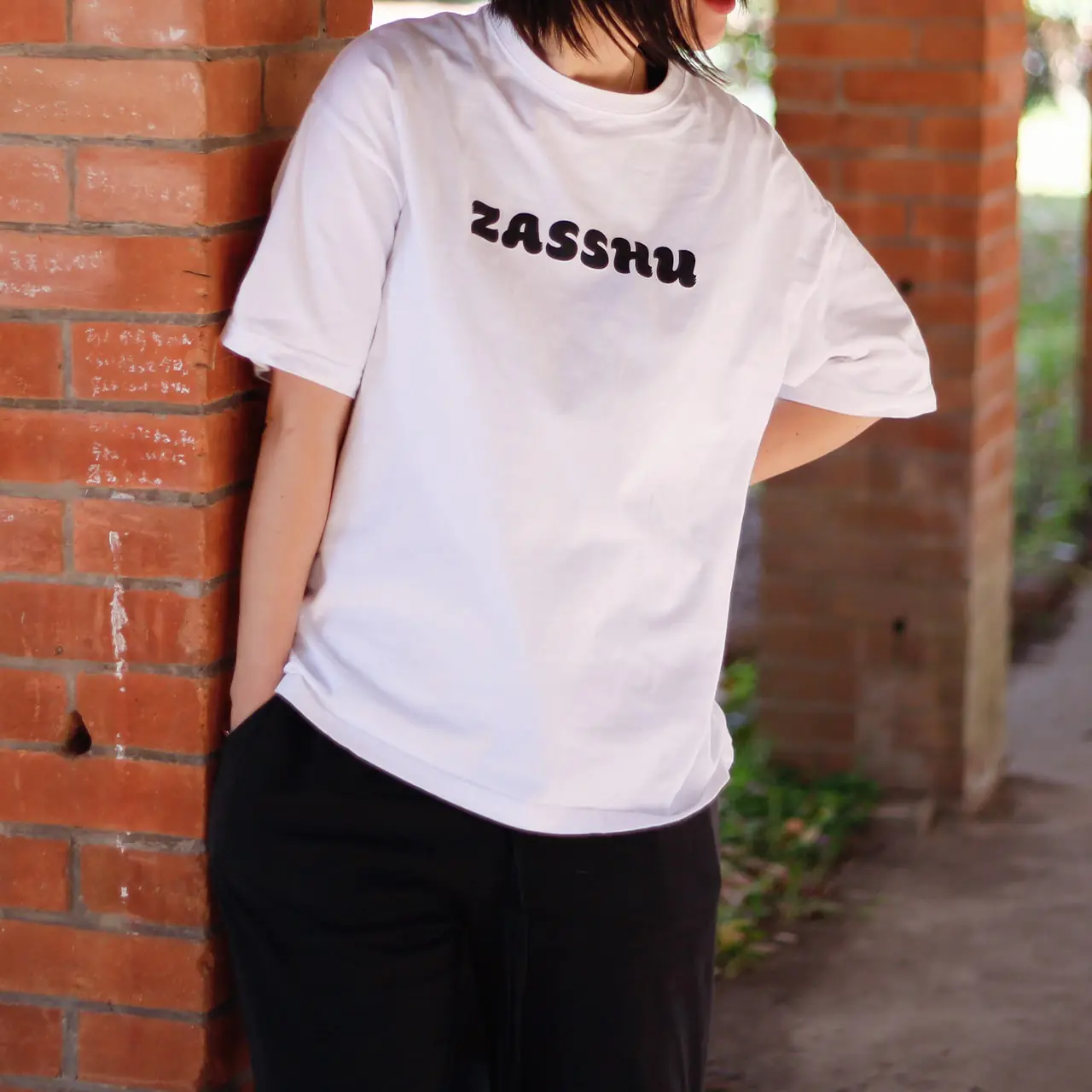 [ZASSHU]ロゴTシャツ